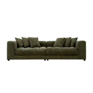 Moe's Davie Sofa in Olive Chenille