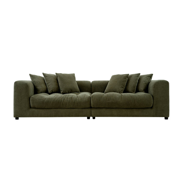 Moe's Davie Sofa in Olive Chenille