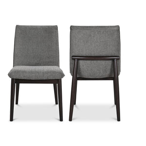 Moe's Charlie Dining Chair Dark Grey - Set of 2