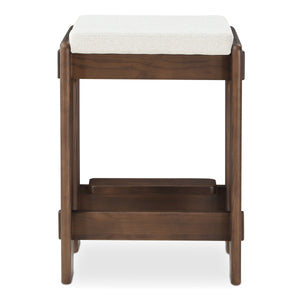 Ashby Counter Stool Brown with Craftsman Detailing