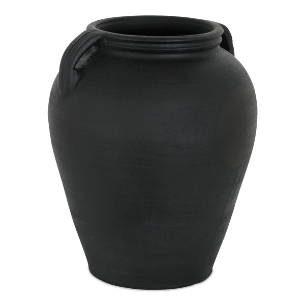 Jovi Black Terracotta Vase