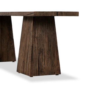 Atlas Console Table in Smoked Alder'