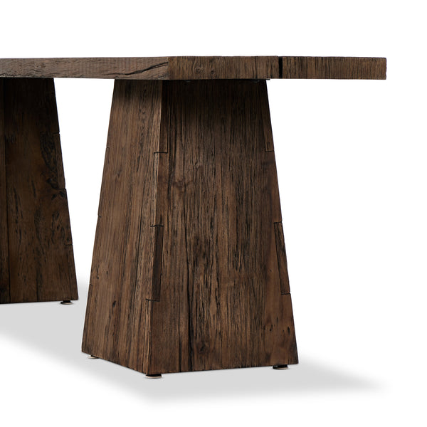 Atlas Console Table in Smoked Alder'