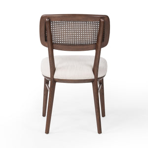 Beacon Dining Chair In Hockney Linen