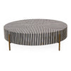 Chameau Medium Coffee Table in Black and White