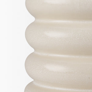 Twyla Tall Cream Glazed Ring Pot