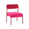 Jolene Hot Pink Velvet Dining Chair - Set of 2