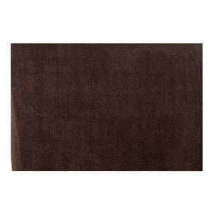 Moe's Mesto Rolling Dining Chair Dark Brown