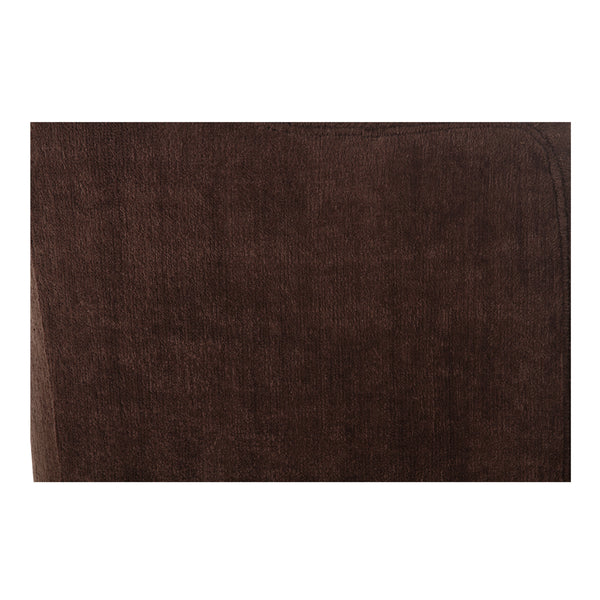 Moe's Mesto Rolling Dining Chair Dark Brown