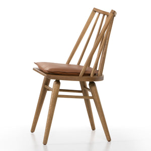 Lewis Windsor Chair W Cushion In Sandy Oak