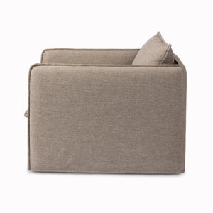 Andre Outdoor Swivel Chair in Alessi Fawn