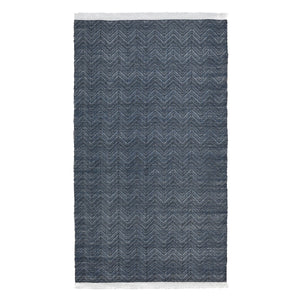 Indoor/Outdoor Augusta Herringbone Rug - Navy 8'x10'