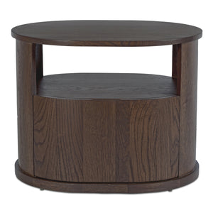 Moe's Tommy Nightstand Dark Brown Oak Veneer