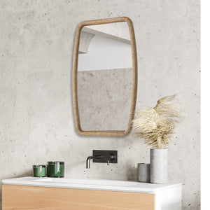 Tiki Rattan Mirror