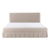 Maren Queen Bed in Beige Upholstery