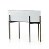 Jed Large Planter In White High Gloss