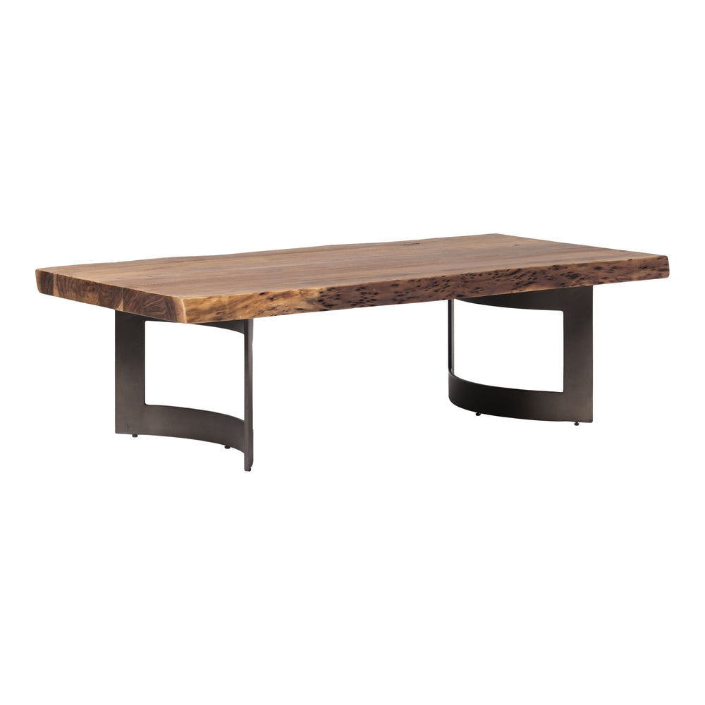 Moe's Bent Coffee Table in Natural Acacia