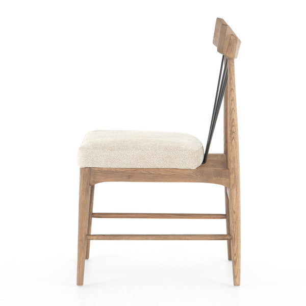 Solene Dining Chair In Darren Ecru