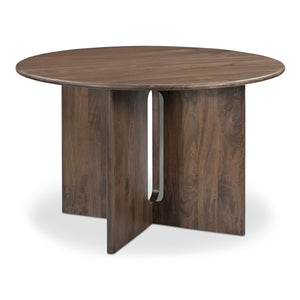 Moe's Stanley Dining Table Dark Brown Mango Wood