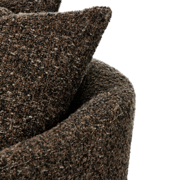 Chloe Swivel Chair In Ivan Granite