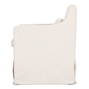 Moe's Lydia Slipcover Dining Chair with Lumbar Pillow