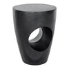 Moe's Aylard Outdoor Stool Black Concrete