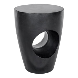 Moe's Aylard Outdoor Stool Black Concrete