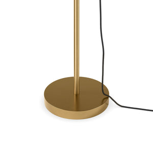 Odyssey 1 Floor Lamp In Burnished Brass