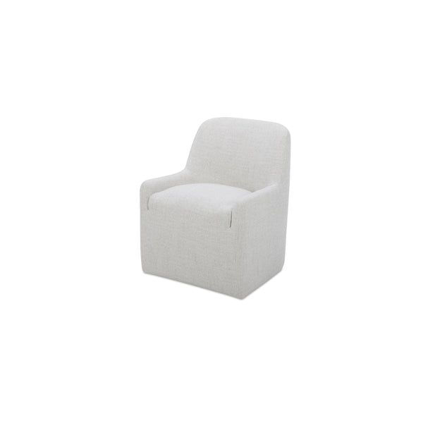Maisie Rolling Dining Chair in Flecked Oat
