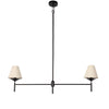 Dodie Linear Chandelier In Jet Black