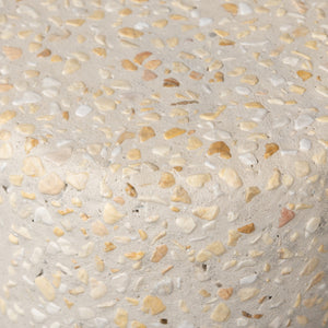 Orlan Outdoor End Table In Pure Terrazzo