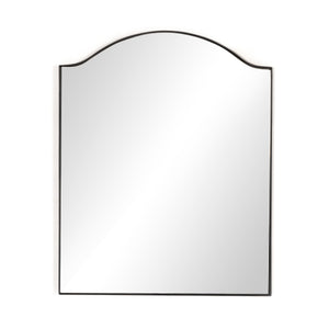 Jacques Small Mirror In Gunmetal