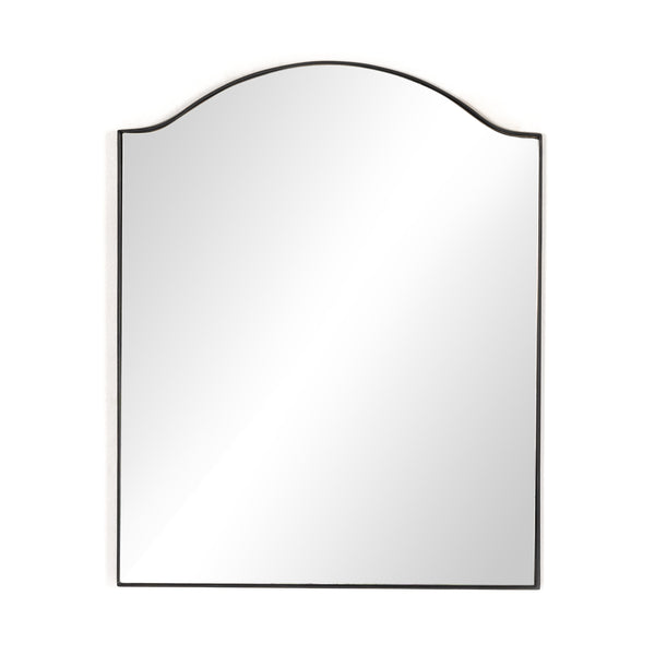 Jacques Small Mirror In Gunmetal