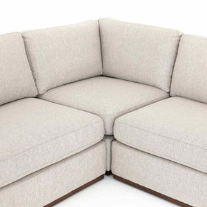 Colt 3 Piece Sectional-Aldred Silver