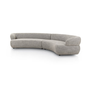 Belen 2-Piece Sectional - Thames Coal