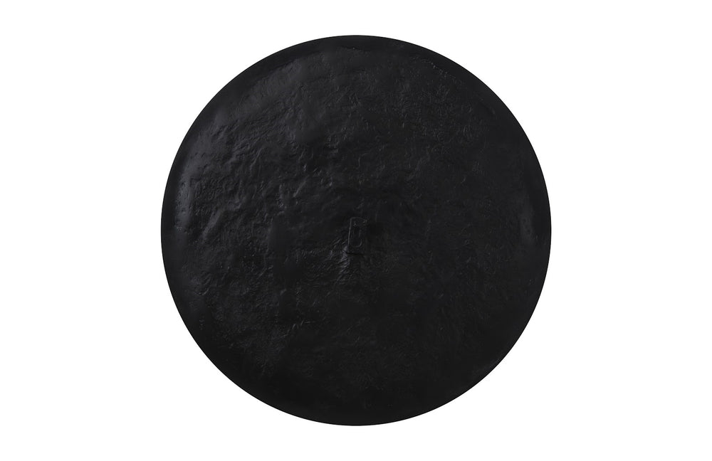Ripple Wall Disk, Set Of 4, Resin, Large, Polished Aluminum