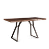 London Loft 68" Acacia Wood Gathering Table, Walnut