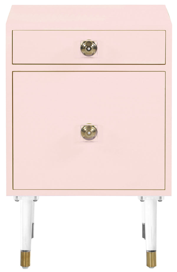 Todd Side Table In Pink Matte