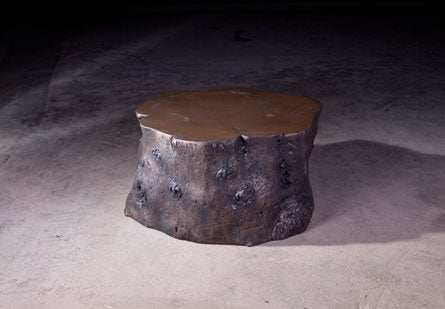 Log Cocktail Table, Bronze