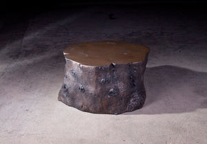 Log Cocktail Table, Bronze