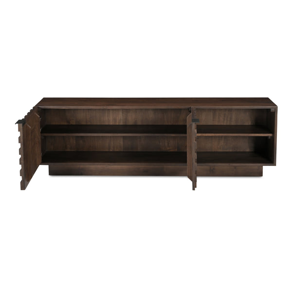 Moe's Easton Media Cabinet Brown Wood