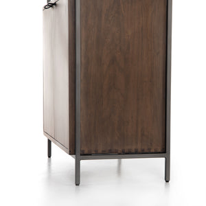 Trey Modular Wide Bookcase In Auburn Poplar