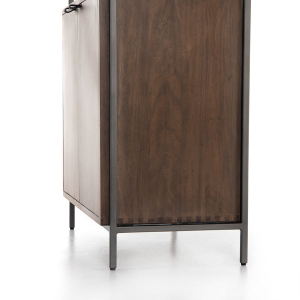 Trey Modular Wide Bookcase In Auburn Poplar
