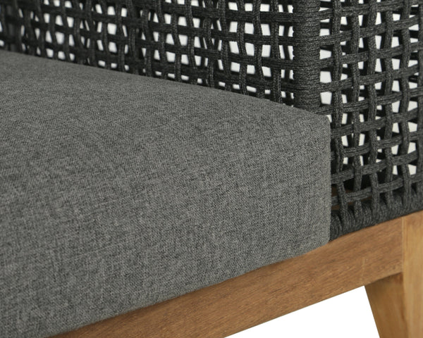 SALERNO ARMCHAIR - GRACEBAY GREY