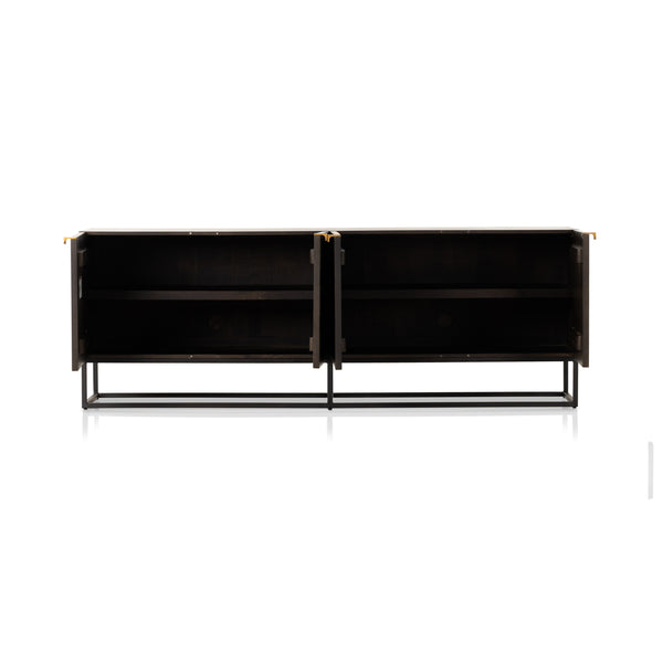 Kelby Closed Media Console In Brown