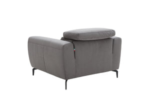 Divine Grey Fabric Chair