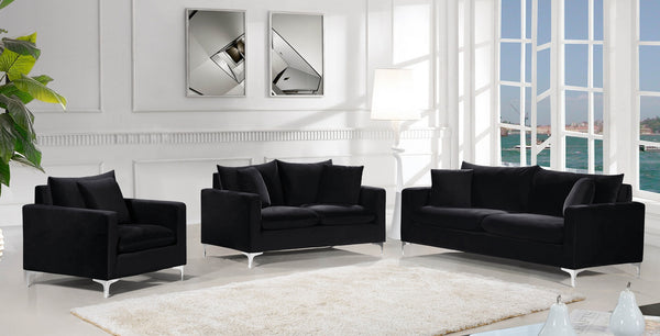 Lucy Chair In Black Velvet