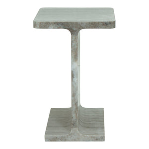 Moe's Tullia Accent Table in Taupe Marble