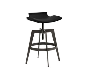 BANCROFT ADJUSTABLE BARSTOOL - ONYX