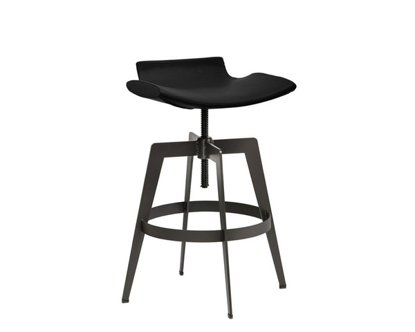 BANCROFT ADJUSTABLE BARSTOOL - ONYX